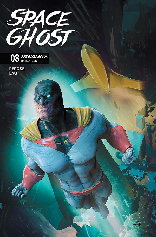 Space Ghost #8 variant cover by Bjorn Barends