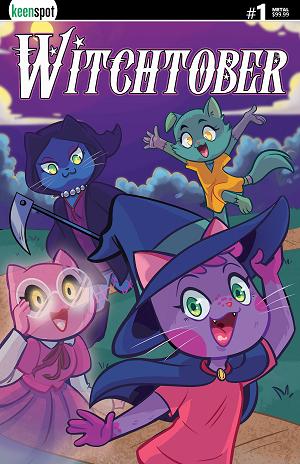 Witchtober #1 CVR D CVR D RENETA GARCIA METAL COVER cover