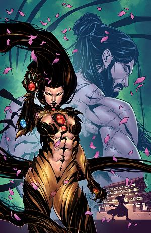 Witchblade Annual (2026) #1 CVR C (ONE SHOT) CVR C INC 1:10 GIUSEPPE CAFARO & GIBRAN FERDIAN VIRGIN cover