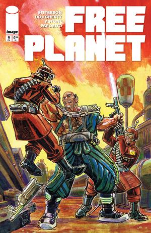 Free Planet #9 CVR B CVR B JED DOUGHERTY cover
