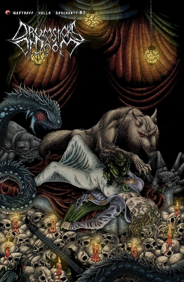 Drumsticks Of Doom #2 variant cover by Mat Festa
