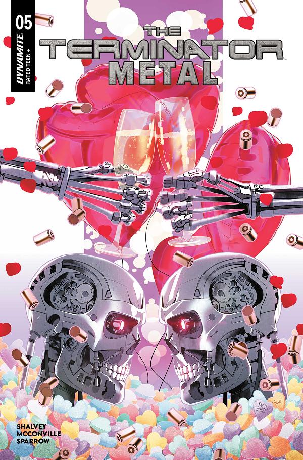 Terminator Metal #5 variant cover by Reese Hannigan