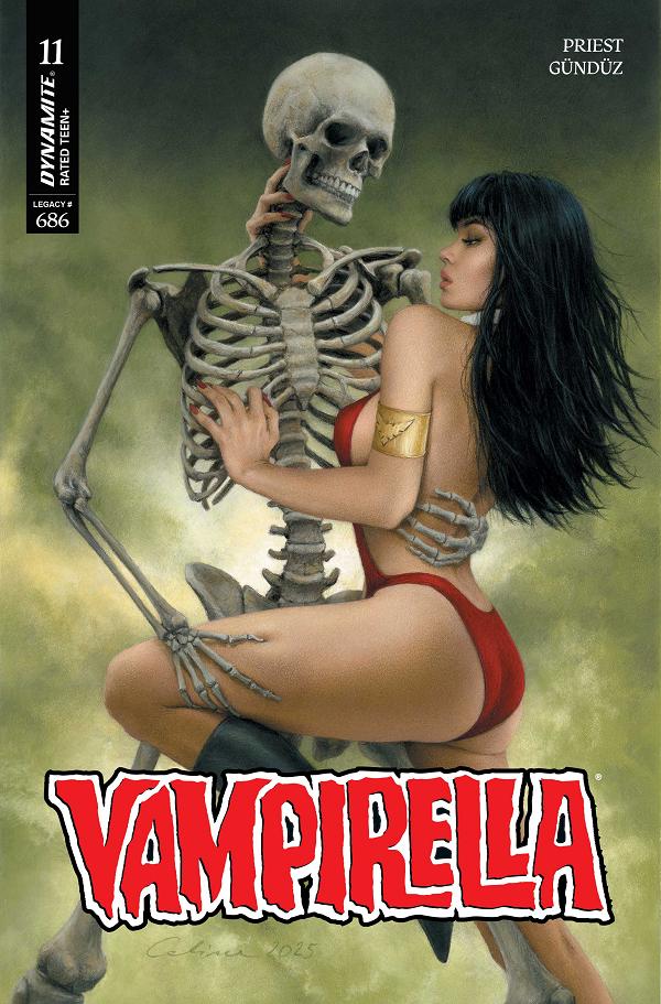 Vampirella #11 variant cover by Celina