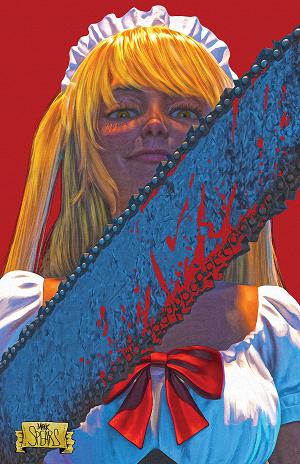 Maid Cafe #1 CVR C CVR C MARK SPEARS HOLOFOIL VIRGIN BAGGED WITH TRADING CARD cover
