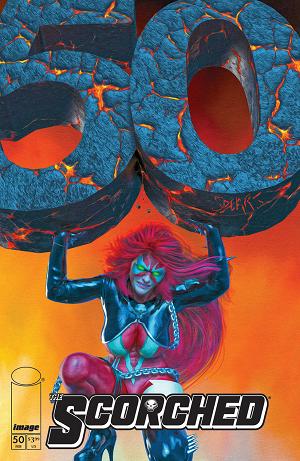 Scorched #50 CVR E CVR E INC 1:50 MARK SPEARS cover