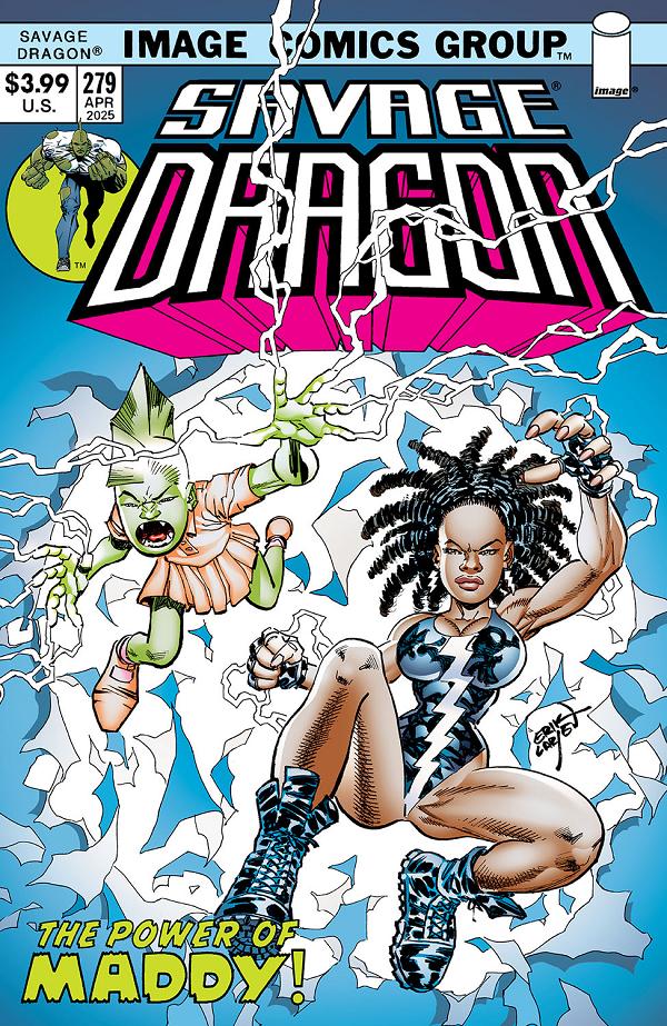Savage Dragon #279 CVR B CVR B ERIK LARSEN 70S TRADE DRESS cover