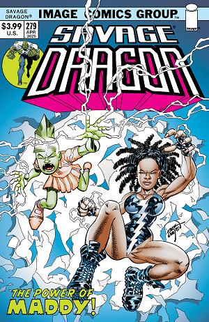 Savage Dragon #279 CVR B CVR B ERIK LARSEN 70S TRADE DRESS cover