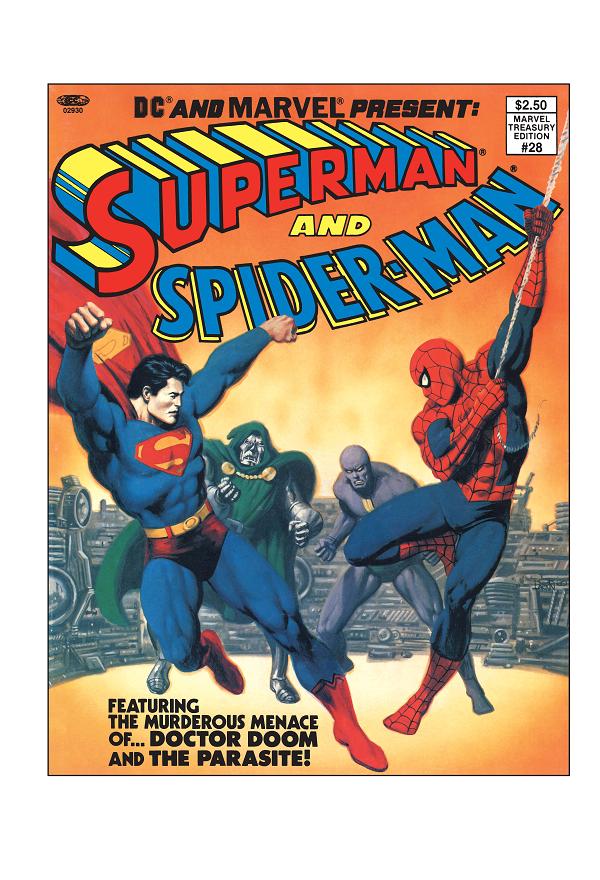 Dc And Marvel Present Superman And Spider-Man (Marvel Treasury Edition #28 CVR A JOHN ROMITA SR & BOB LARKIN cover