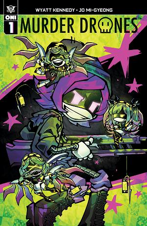Murder Drones #1 CVR C (OF 6) CVR C KROOKED GLASSES cover