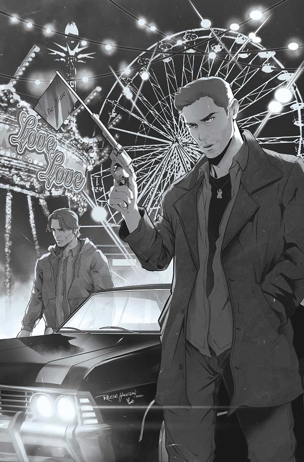 Supernatural Valentines Day Special 2026 #1 CVR G (ONE SHOT) CVR G INC 1:15 REESE HANNIGAN LINE ART VIRGIN cover