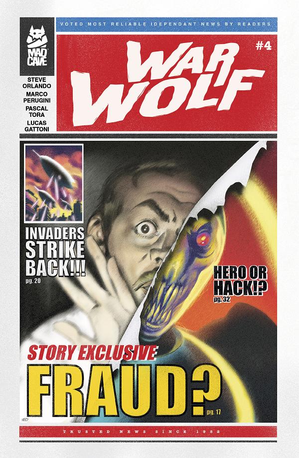 War Wolf #4 cover by David Talaski