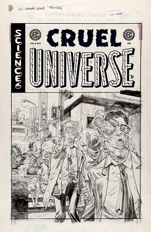 Ec Cruel Universe 2 #7 CVR D (OF 12) CVR D INC 1:20 TOM FOWLER B&W ARTIST EDITION cover