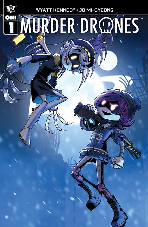 Murder Drones #1 CVR H (OF 6) CVR H INC 1:100 LYSANDRA VUONG cover