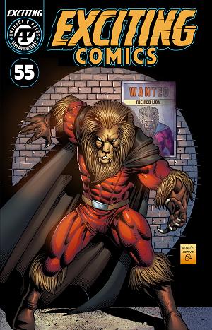 Exciting Comics #55 cover