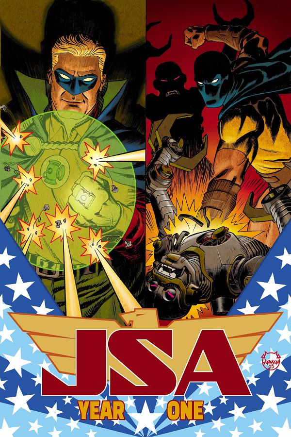 Jsa #16 CVR A DAVE JOHNSON cover
