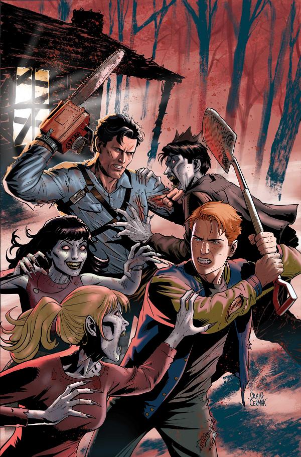 Archie X Army Of Darkness #1 CVR K CVR K INC 1:15 CRAIG CERMAK VIRGIN cover