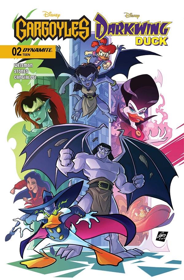 Gargoyles Darkwing Duck #2 CVR D CVR D CIRO CANGIALOSI cover