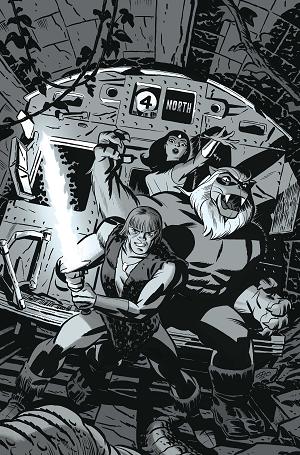 Thundarr The Barbarian #2 CVR H CVR H INC 1:15 MICHAEL CHO LINE ART VIRGIN cover