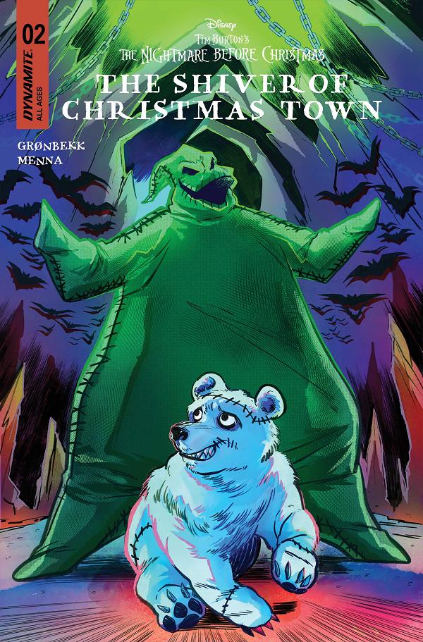 Tim Burtons The Nightmare Before Christmas The Shiver Of Christmas Town #2 variant cover by Soo Lee