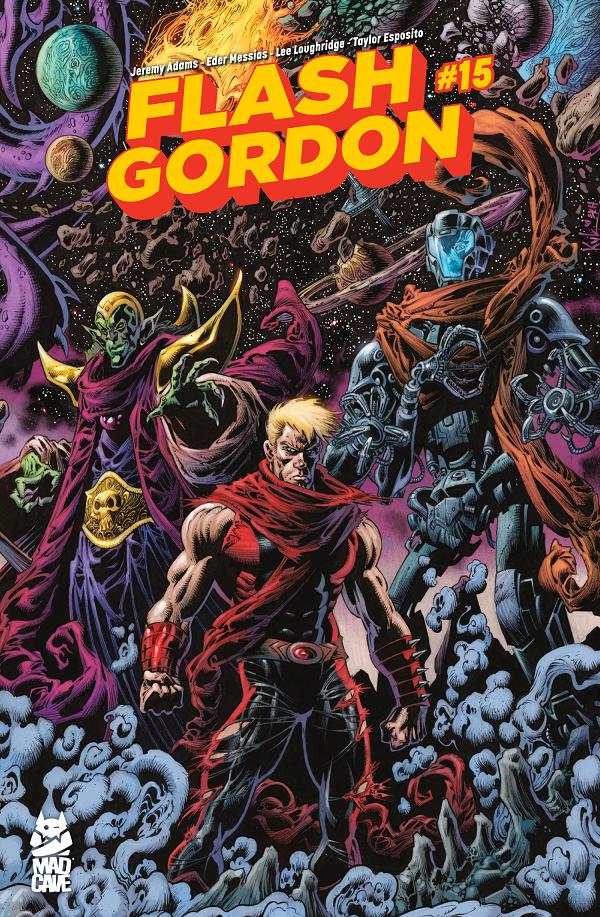 Flash Gordon #15 CVR B CVR B KYLE HOTZ DAN BROWN cover