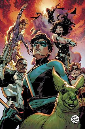 Titans #32 CVR B CVR B BRAD WALKER CARD STOCK cover
