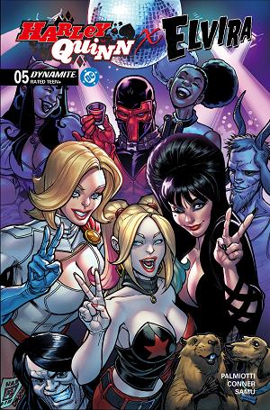 Harley Quinn X Elvira #5 CVR B CVR B CHAD HARDIN cover