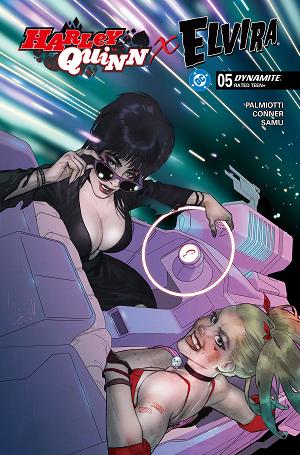 Harley Quinn X Elvira #5 CVR D CVR D BEN CALDWELL cover