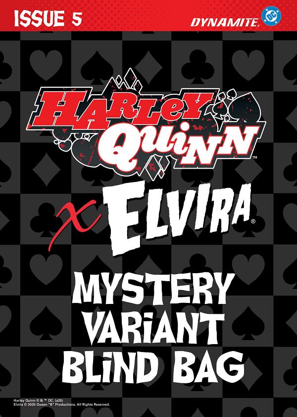 Harley Quinn X Elvira #5 variant cover