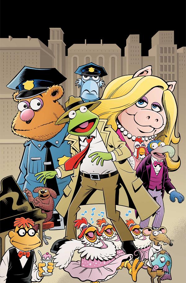 Muppets Noir #1 variant cover by Roger Langridge