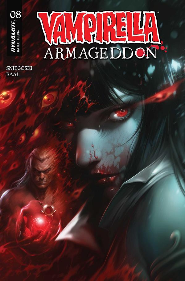 Vampirella Armageddon #8 cover by Francesco Mattina