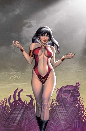 Vampirella Armageddon #8 CVR G CVR G INC 1:10 JOSEPH MICHAEL LINSNER VIRGIN cover