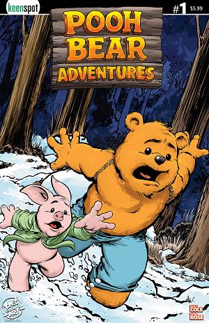 Pooh Bear Adventures #1 CVR B TONE RODRIGUEZ (BAGGED WITH TRADING CARD) cover
