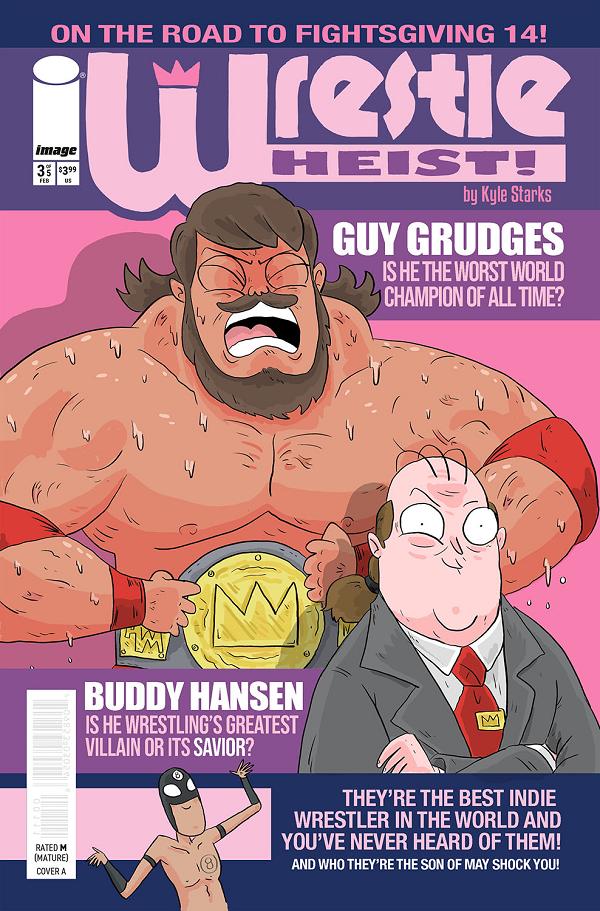 Wrestle Heist #3 cover
