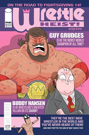 Wrestle Heist #3 cover