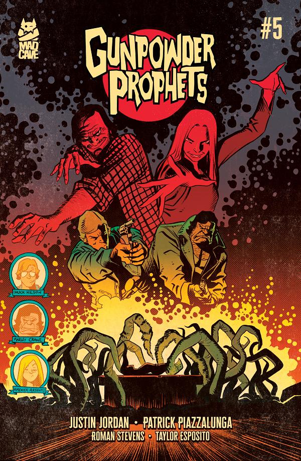 Gunpowder Prophets #5 cover by Patrick Piazzalunga