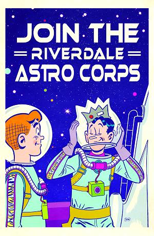 Archie & Friends #20 CVR C SPACE ADVENTURES CVR C SAMM SHWARTS FOIL cover