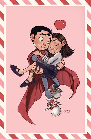 Superman #35 CVR F CVR F CHRISSIE ZULLO VALENTINES DAY CARD STOCK cover