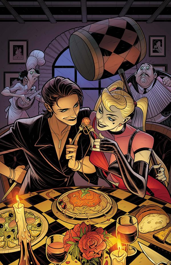 Harley Quinn #59 CVR D CVR D ELIZABETH TORQUE CARD STOCK cover
