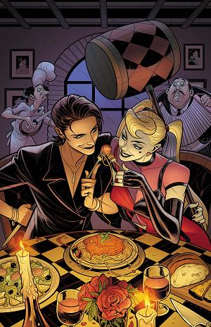Harley Quinn #59 CVR D CVR D ELIZABETH TORQUE CARD STOCK cover
