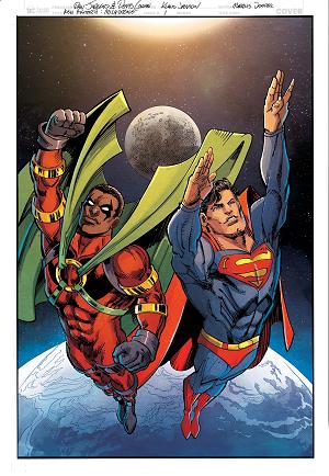 New History Of The Dc Universe The Dakota Incident #1 CVR B (ONE SHOT) CVR B DENYS COWAN & DAN JURGENS CARD STOCK cover
