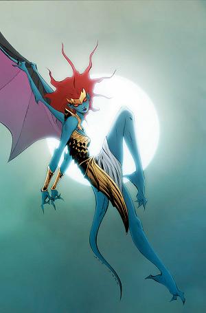Gargoyles Demona #4 CVR J CVR J INC 1:20 JAE LEE JUNE CHUNG VIRGIN cover