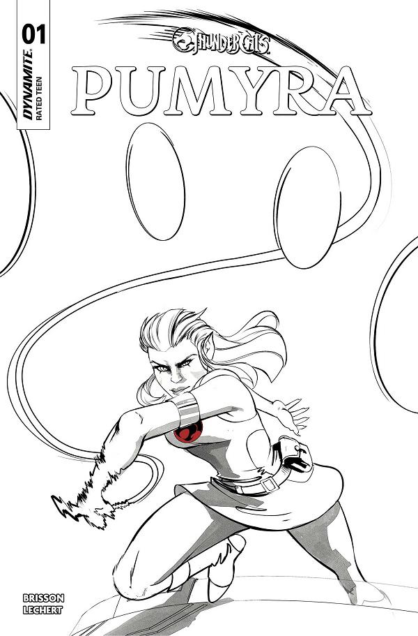Thundercats Pumyra #1 CVR K CVR K INC 1:5 SEBASTIAN PIRIZ LINE ART FOC BONUS cover