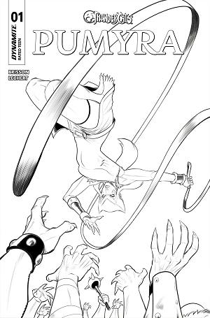 Thundercats Pumyra #1 CVR L CVR L INC 1:7 ROBERT QUINN LINE ART FOC BONUS cover