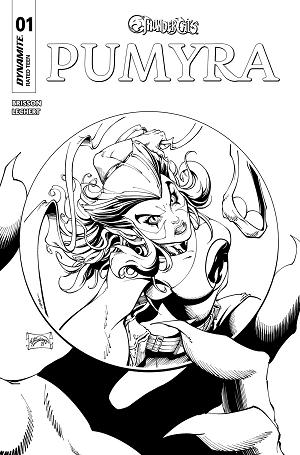 Thundercats Pumyra #1 CVR M CVR M INC 1:7 WILL ROBSON LINE ART FOC BONUS cover