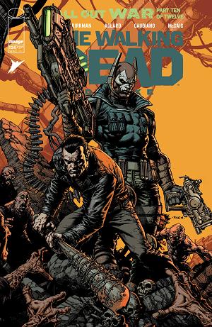 Walking Dead Deluxe #124 CVR D CVR D DAVID FINCH YOUNGBLOOD TEAM UP cover
