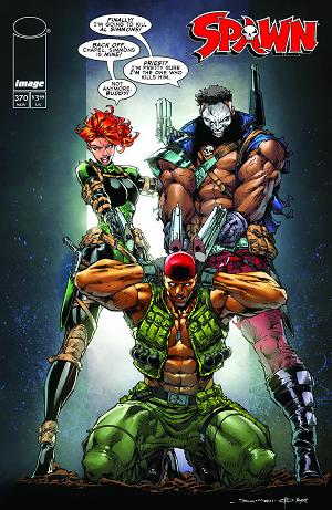 Spawn #370 CVR C CVR C BRETT BOOTH YOUNGBLOOD TEAM UP cover