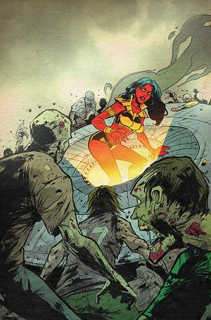 Die!Namite Blood Red #2 CVR F CVR F INC 1:10 DAVID COUSENS VIRGIN cover