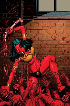 Die!Namite Blood Red #2 CVR H CVR H INC 1:15 EJ SU VIRGIN cover