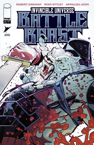 Invincible Universe Battle Beast #4 CVR B 2ND PTG CVR B JASON HOWARD SWORD cover