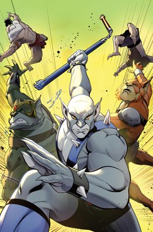 Thundercats Panthro #1 CVR H CVR H INC 1:10 ROBERT QUINN VIRGIN cover